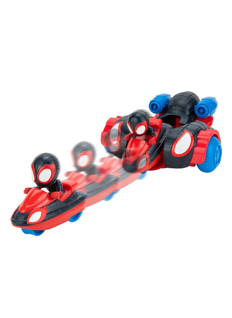 Spidey N Friends Vehicle Miles Morales Quick Shot Vehicle | Marvel | Spiderman | Toy Vehicle | Gift for Kids