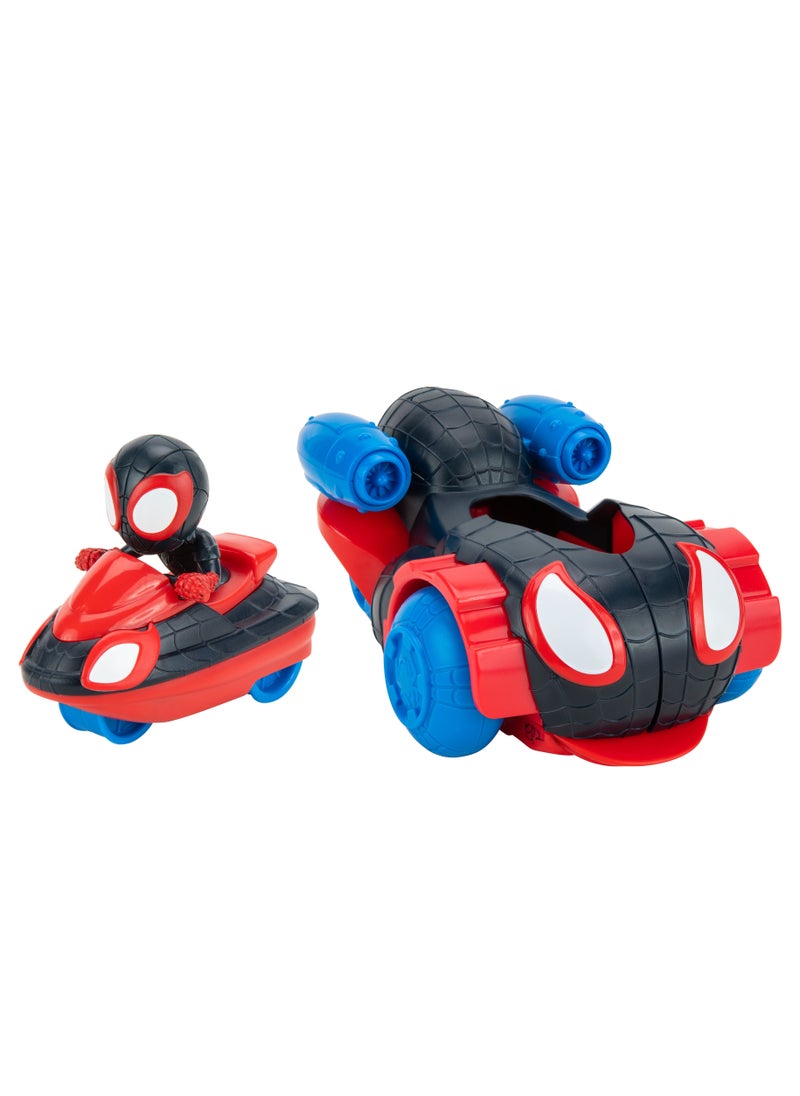 Spidey N Friends Vehicle Miles Morales Quick Shot Vehicle | Marvel | Spiderman | Toy Vehicle | Gift for Kids