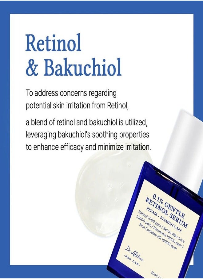 Dr. Althea 0.1% Gentle Retinol Serum – Anti-Aging & Brightening Formula 30ml