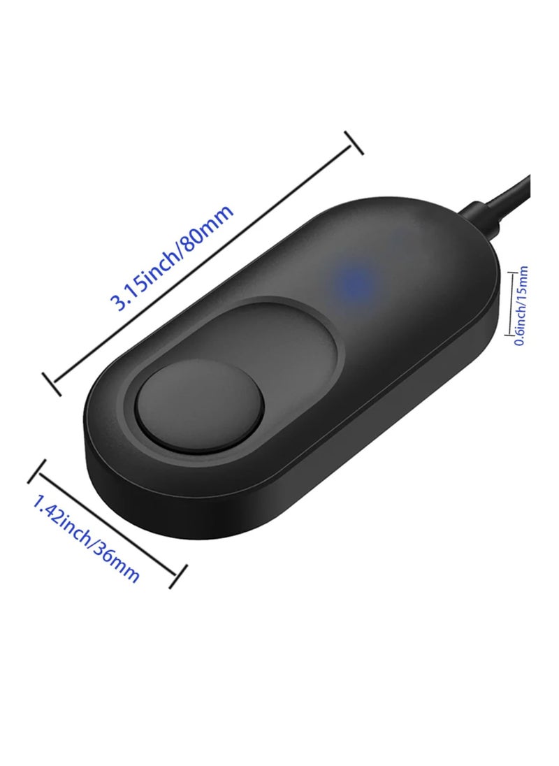 Undetectable Mouse Mover, USB Port Automatic Mouse Jiggler with On/Off Switch, Driver-Free, Simulates Mouse Pointer Movement to Prevent PC from Going to Sleep