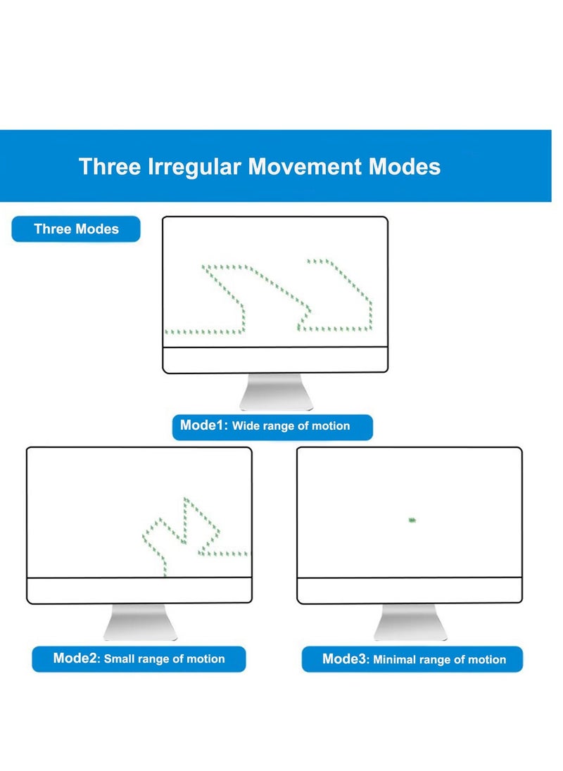 Undetectable Mouse Mover, USB Port Automatic Mouse Jiggler with On/Off Switch, Driver-Free, Simulates Mouse Pointer Movement to Prevent PC from Going to Sleep