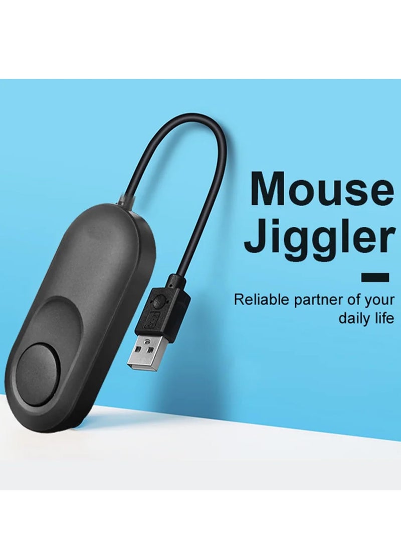 Undetectable Mouse Mover, USB Port Automatic Mouse Jiggler with On/Off Switch, Driver-Free, Simulates Mouse Pointer Movement to Prevent PC from Going to Sleep