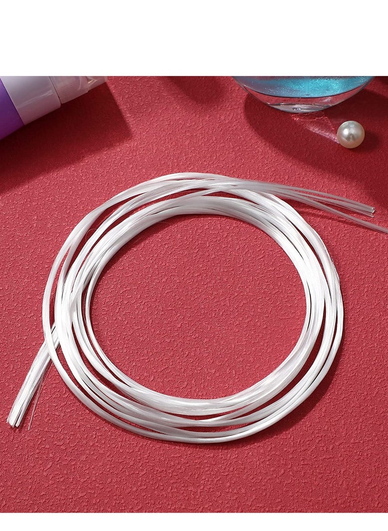 False Nail Extension Fiber, 400cm Fiberglass Nail Extension Kit, Adjustable Shape Nails Lengthening Fibers Tools, DIY Fiberglass Nail, Salon Nail Art Personal Home Use