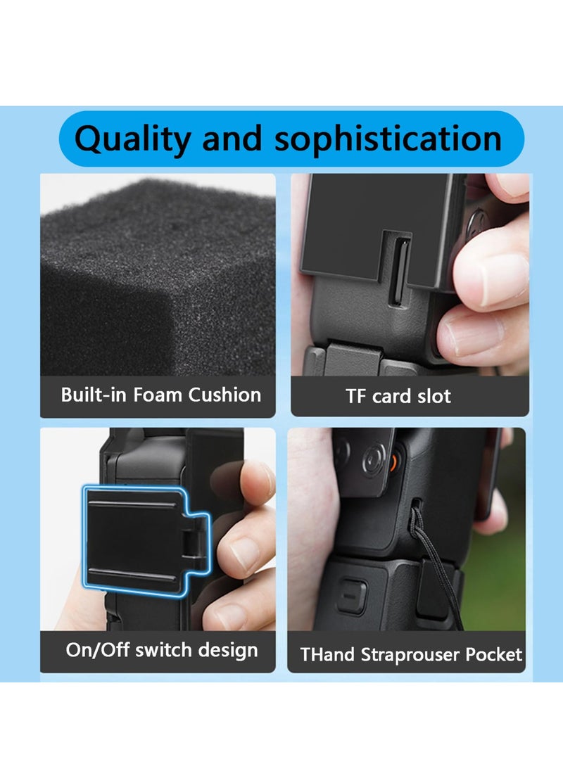 Protective Case for DJI Osmo Pocket 3 Gimbal Camera, Protect Lens and Screen, Quick Release Feature, Essential Accessories for Osmo Pocket 3