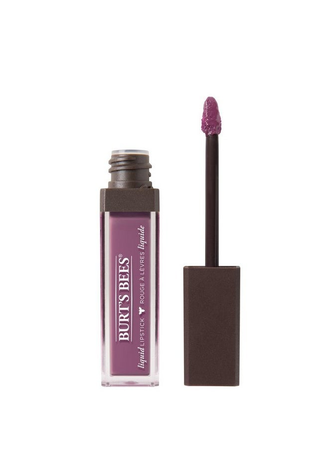 Burt's Bees 100% Natural Glossy Liquid Lipstick, Lavender Lake, 1 Tube