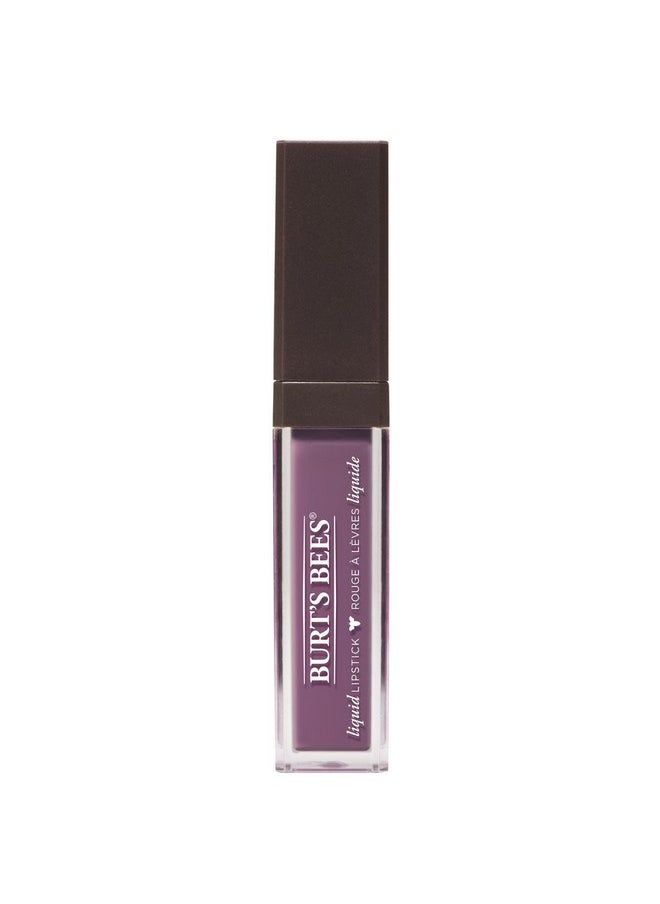 Burt's Bees 100% Natural Glossy Liquid Lipstick, Lavender Lake, 1 Tube