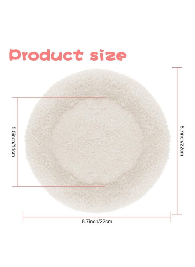 BWOGUE Hamster Bed,Round Velvet Warm Sleep Mat Pad for Hamster/Hedgehog/Squirrel/Mice/Rats and Other Small Animals