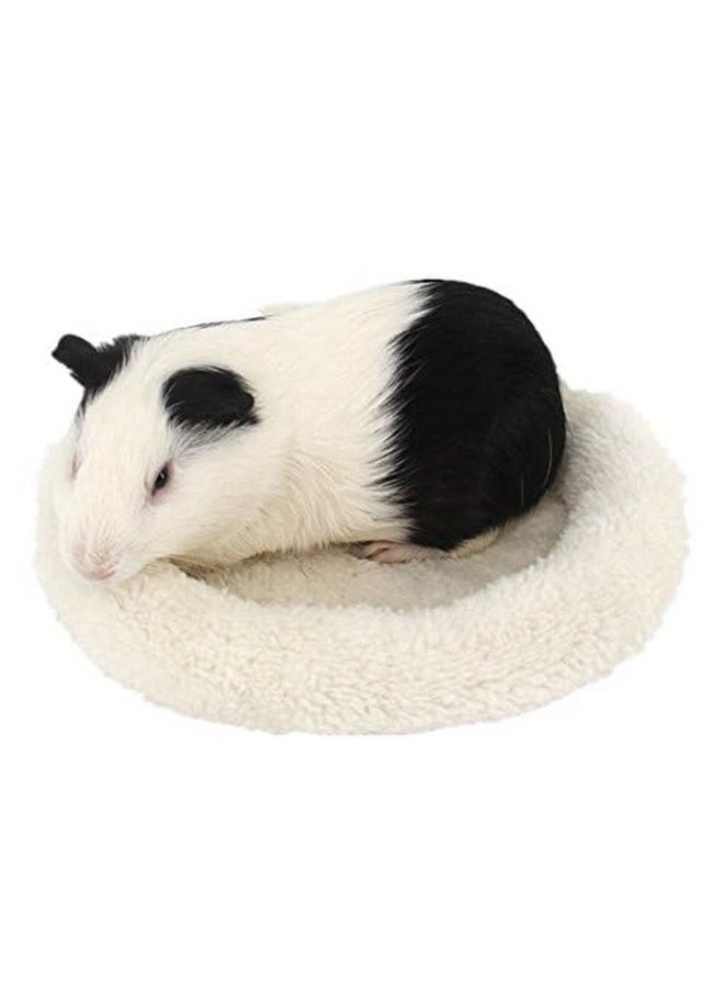 BWOGUE Hamster Bed,Round Velvet Warm Sleep Mat Pad for Hamster/Hedgehog/Squirrel/Mice/Rats and Other Small Animals