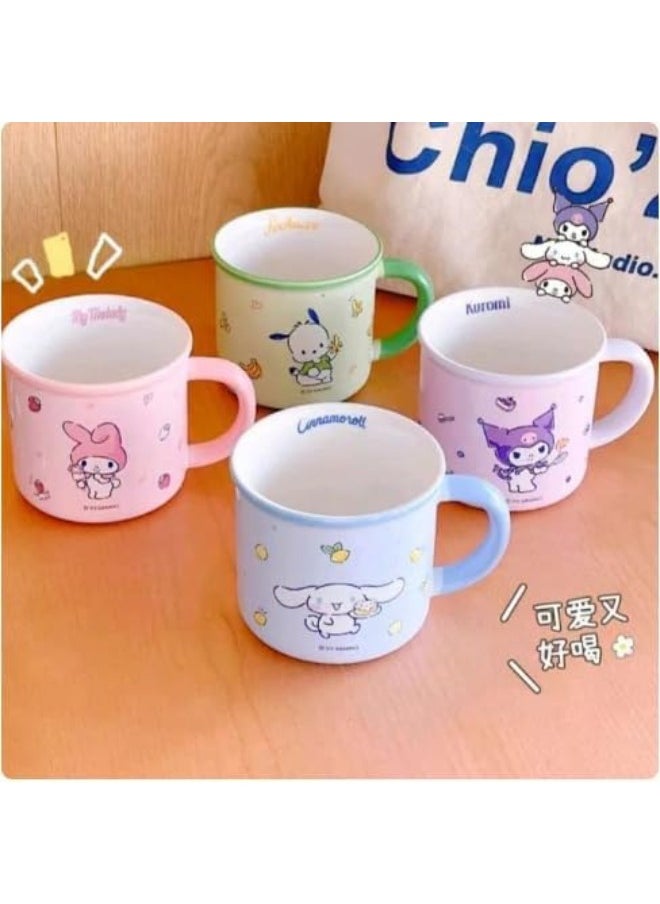 Cinamoroll Ceramic Coffee Mug Lemon Pattern Design