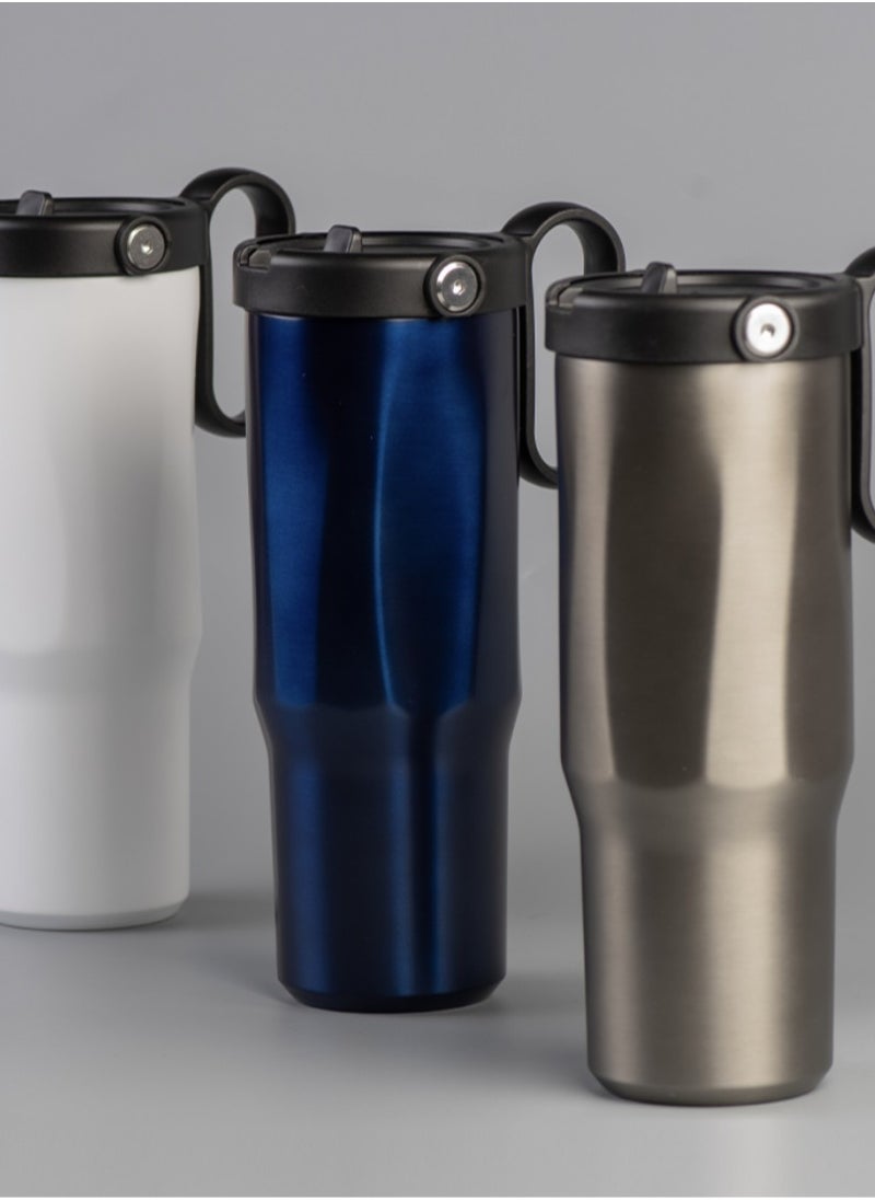 Botella Insulated Water Bottle Explorer - Leakproof Stainless Steel, Outdoor Travel 900ml ,  Metallic Blue