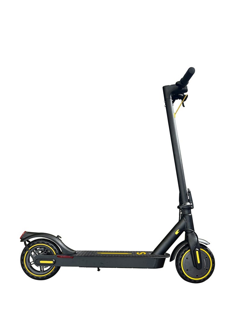 Es-C110 E-Scooter - 350W Motor, 20Km Range, 25Km/H Speed, Front & Rear Led Lights, Water-Resistant - Black