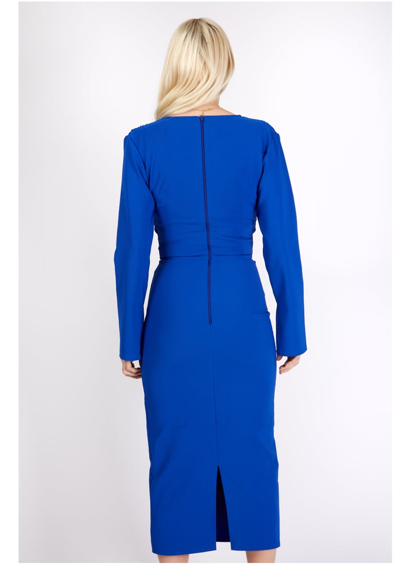 Little Mistress Cobalt Bodycon Dress