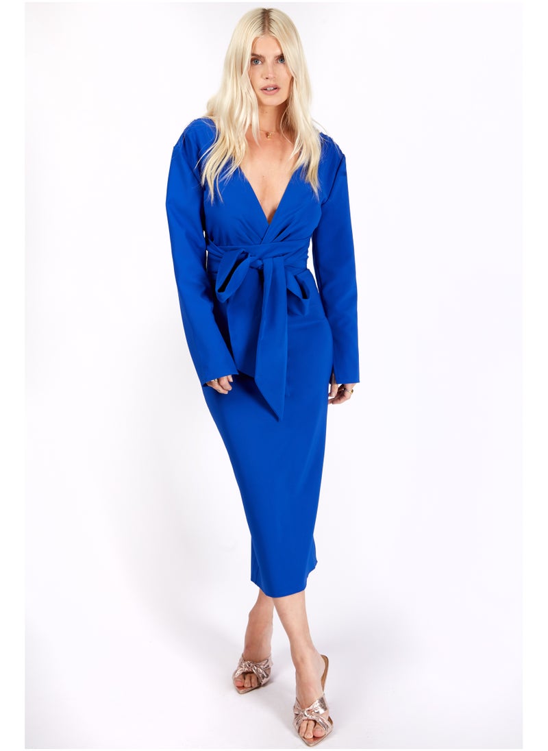 Little Mistress Cobalt Bodycon Dress