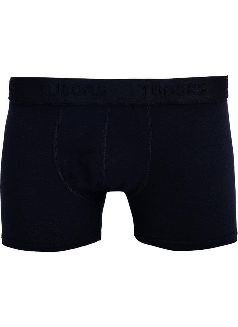 Men's 2-Pack Cotton Lycra Flexible Fabric Black Boxer