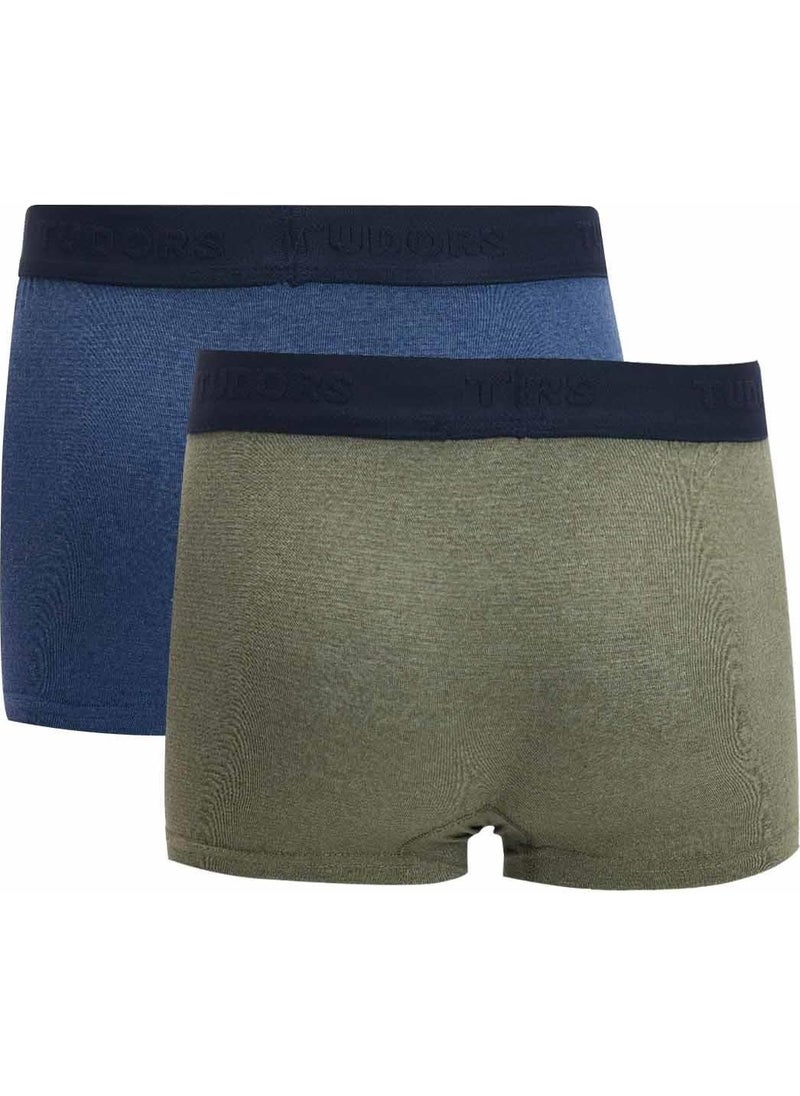 Men's 2-Pack Cotton Lycra Flexible Fabric Boxer