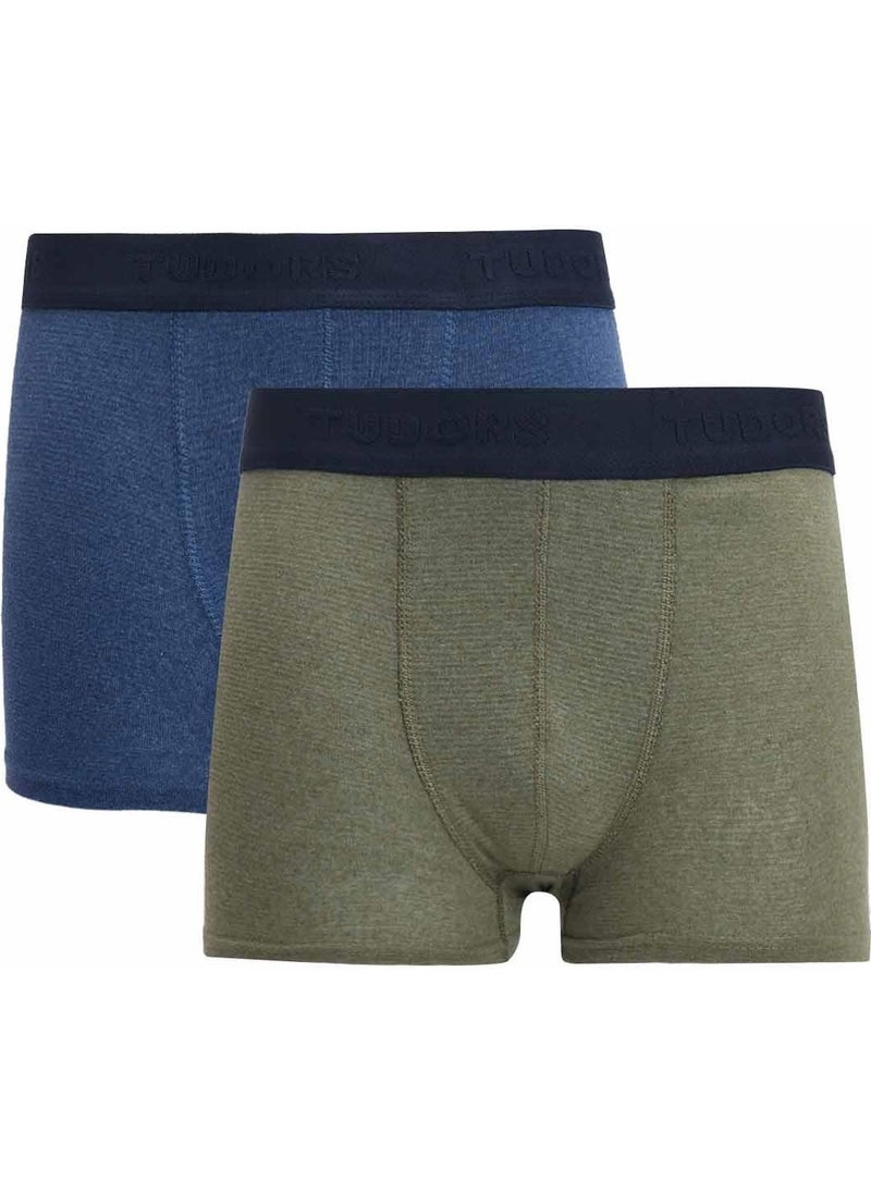 Men's 2-Pack Cotton Lycra Flexible Fabric Boxer