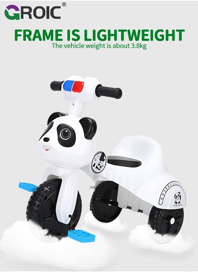 Kids Tricycles,Foldable Kids Trike with Music Lighting,Foldable Children's Pedal tricycle,Anti-rollover Bicycle for Kids