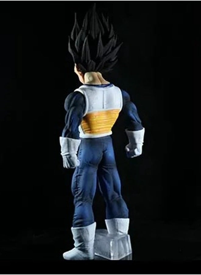 Dragon Ball Vegeta Action Figure Decorative Resin Sculpture Home Decor Statue, Art Figurine Home Ornament Decoration for Office, Living Room, Bedroom, Book Shelf, TV Cabinet, Desktop