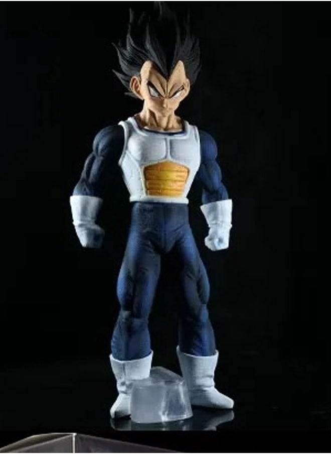 Dragon Ball Vegeta Action Figure Decorative Resin Sculpture Home Decor Statue, Art Figurine Home Ornament Decoration for Office, Living Room, Bedroom, Book Shelf, TV Cabinet, Desktop