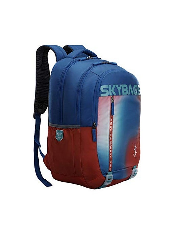 Skybags ASTRO PLUS GRADIENT THEME BLUE SCHOOL BACKPACK 34L