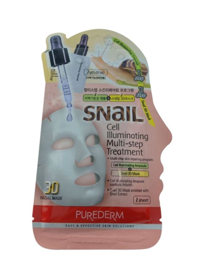 Snail Cell Illuminating Multi-Step Treatment Mask