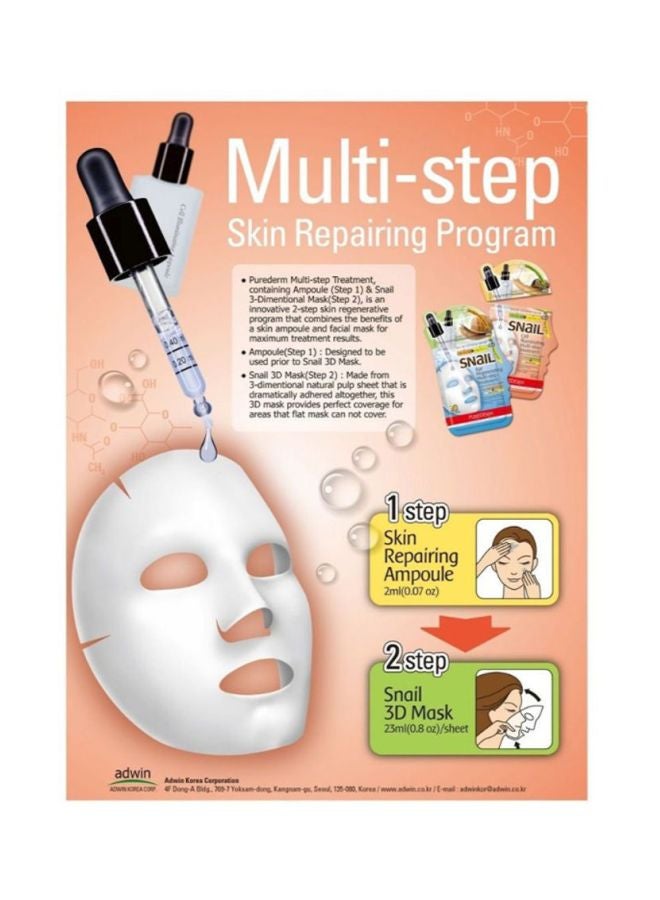 Snail Cell Illuminating Multi-Step Treatment Mask