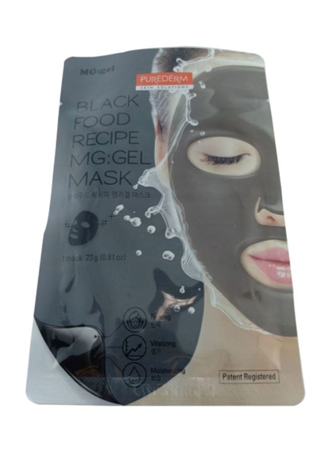Food Recipe Mg-Gel Mask Black 23grams
