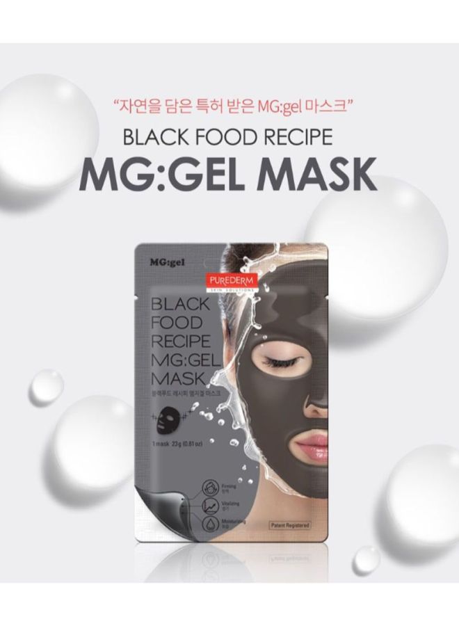 Food Recipe Mg-Gel Mask Black 23grams