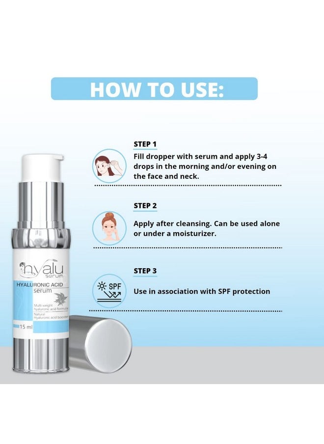 Hyalu Hyaluronic Acid Serum 15Ml