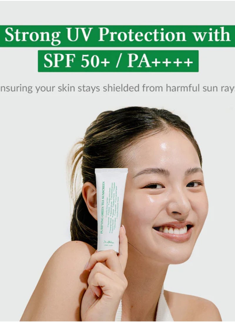 Dr. Althea Skincare Set – 345 Relief Cream, 147 Barrier Cream, Pure Grinding Cleansing Balm & Purifying Green Tea Sunscreen – Hydrating & Barrier Protection Essentials
