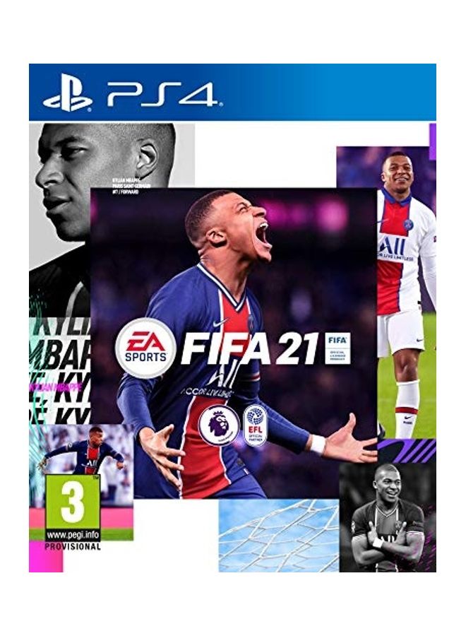 FIFA 21 Standard Edition + WWE 2K20 - playstation_4_ps4