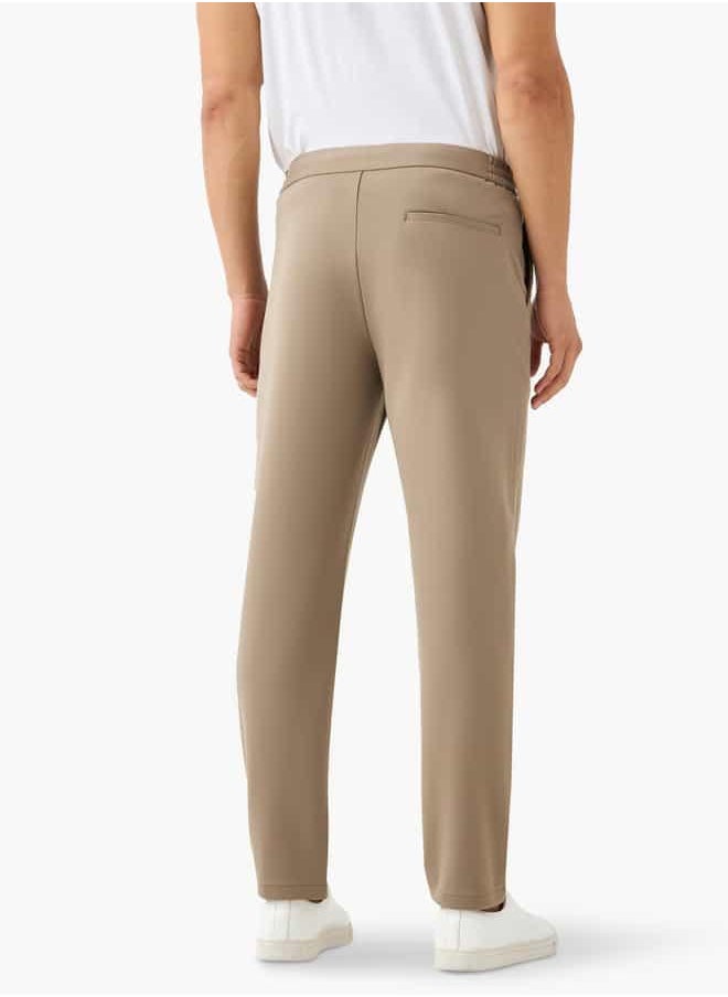 Iconic Regular Fit Trousers with Pockets
