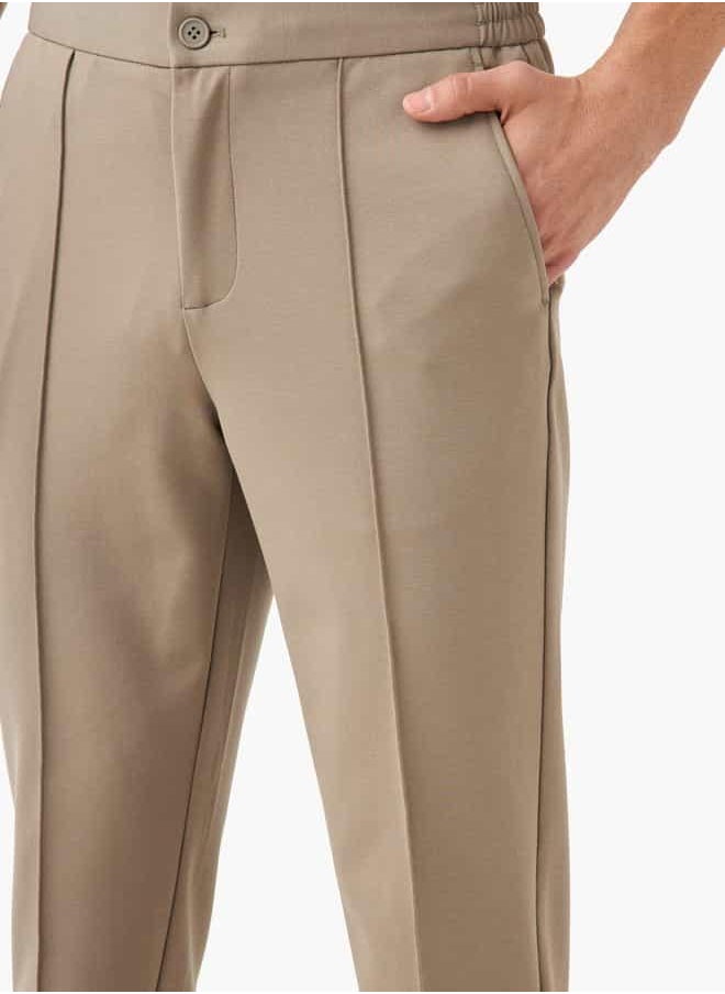 Iconic Regular Fit Trousers with Pockets
