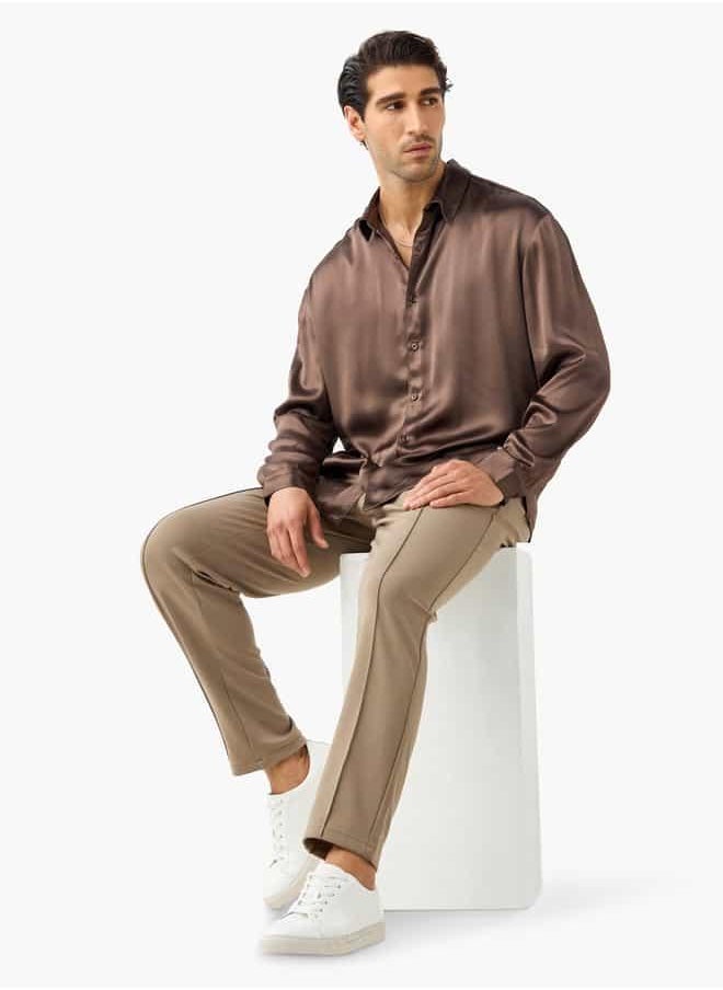 Iconic Regular Fit Trousers with Pockets
