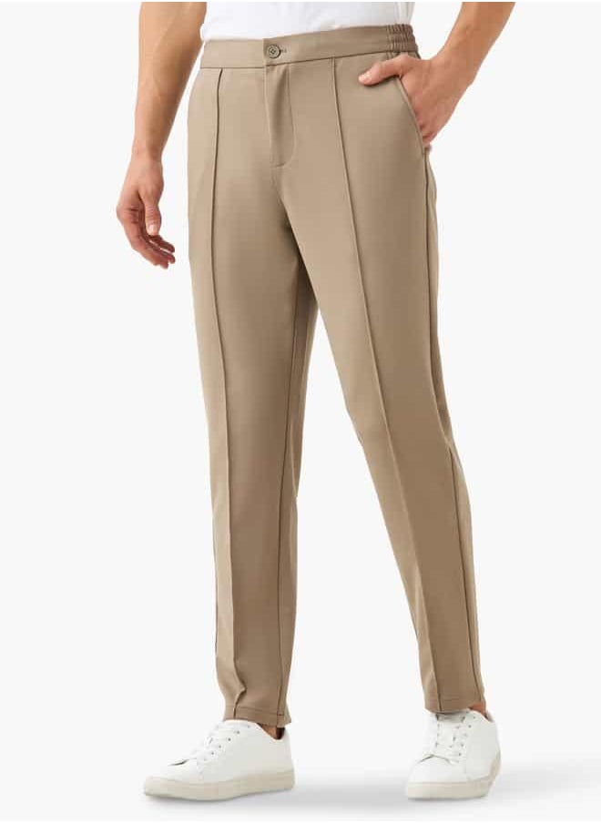 Iconic Regular Fit Trousers with Pockets