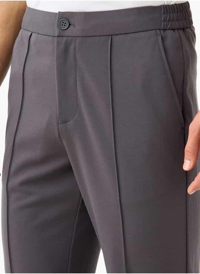Iconic Regular Fit Trousers with Pockets