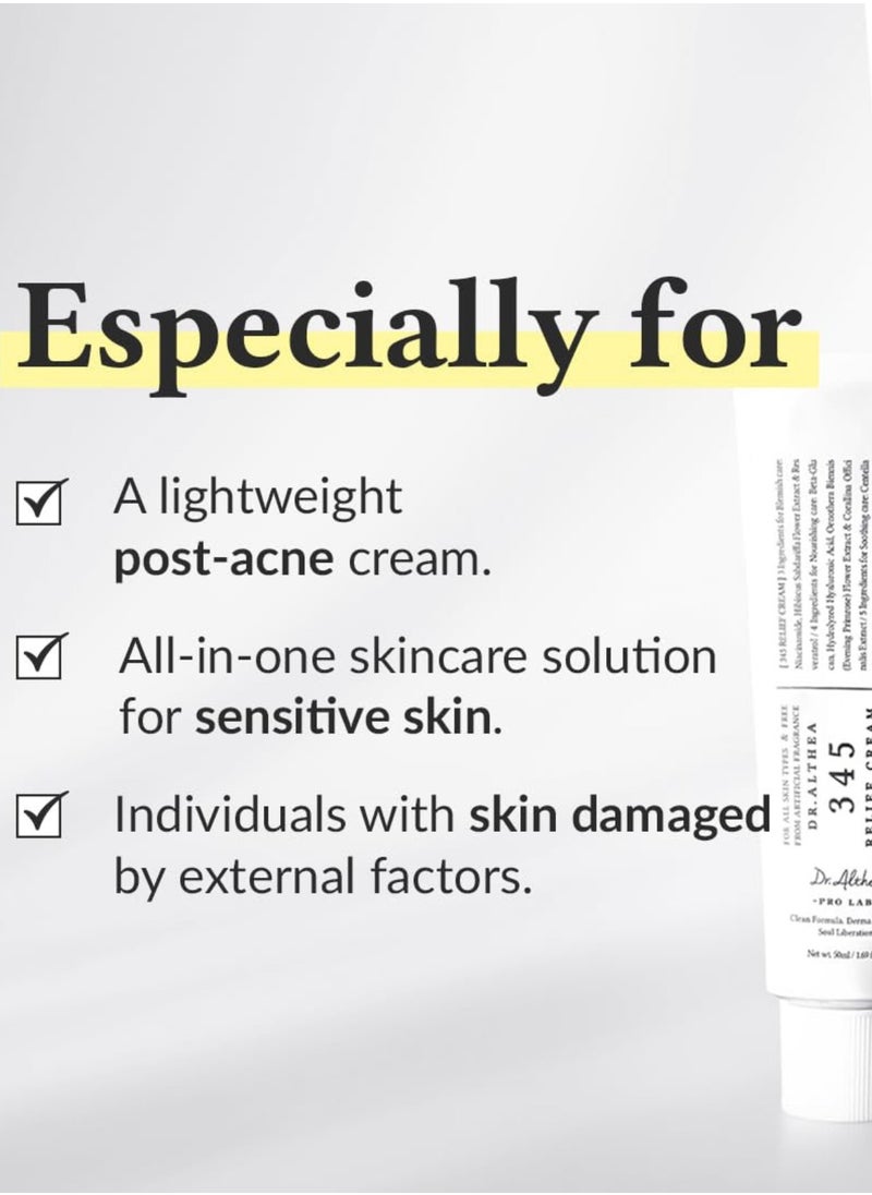 Dr. Althea Skincare Set – 345 Relief Cream, 147 Barrier Cream & To Be Youthful Eye Serum – Hydrating & Barrier Repair Trio for Healthy, Radiant Skin
