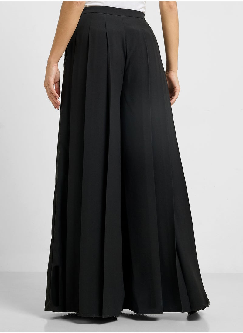 Wide Leg High Waist Pants