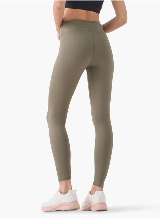 Kappa Logo Detail Leggings with Elasticated Waistband