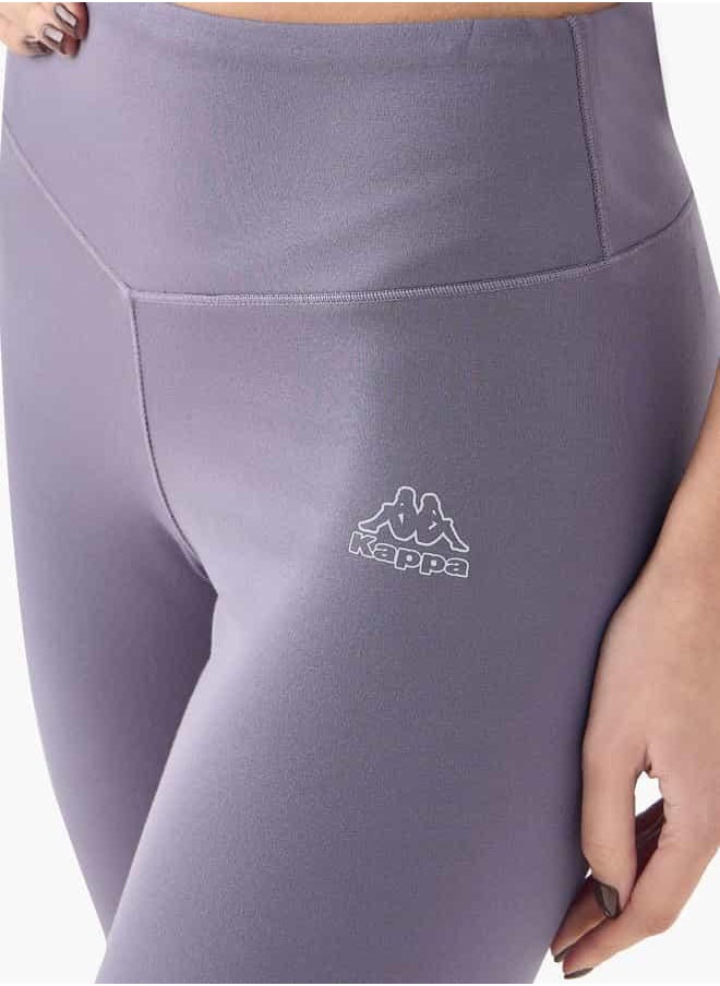 Kappa Logo Detail Leggings with Elasticated Waistband