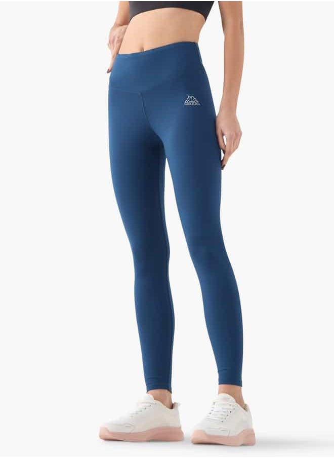 Kappa Logo Detail Leggings with Elasticated Waistband