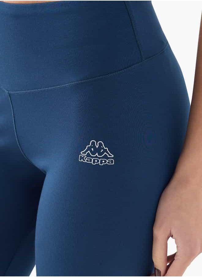 Kappa Logo Detail Leggings with Elasticated Waistband