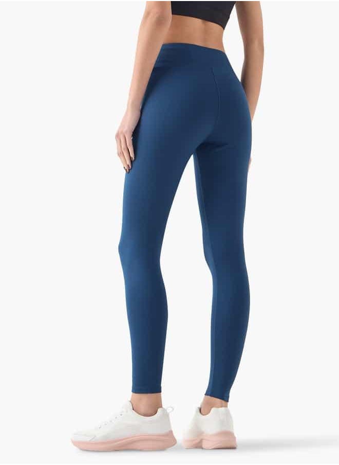 Kappa Logo Detail Leggings with Elasticated Waistband
