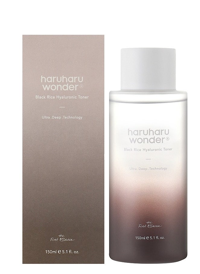 haruharu Wonder Black Rice Hyaluronic Toner, 5.1 Fl Oz