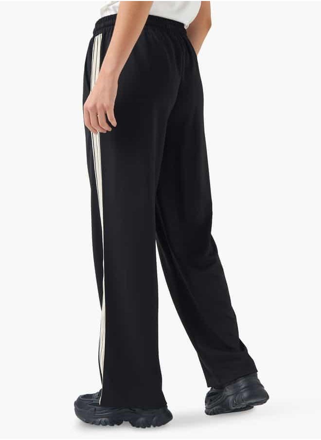 2Xtremz Tape Detail Jog Pants with Pockets and Drawstring Closure