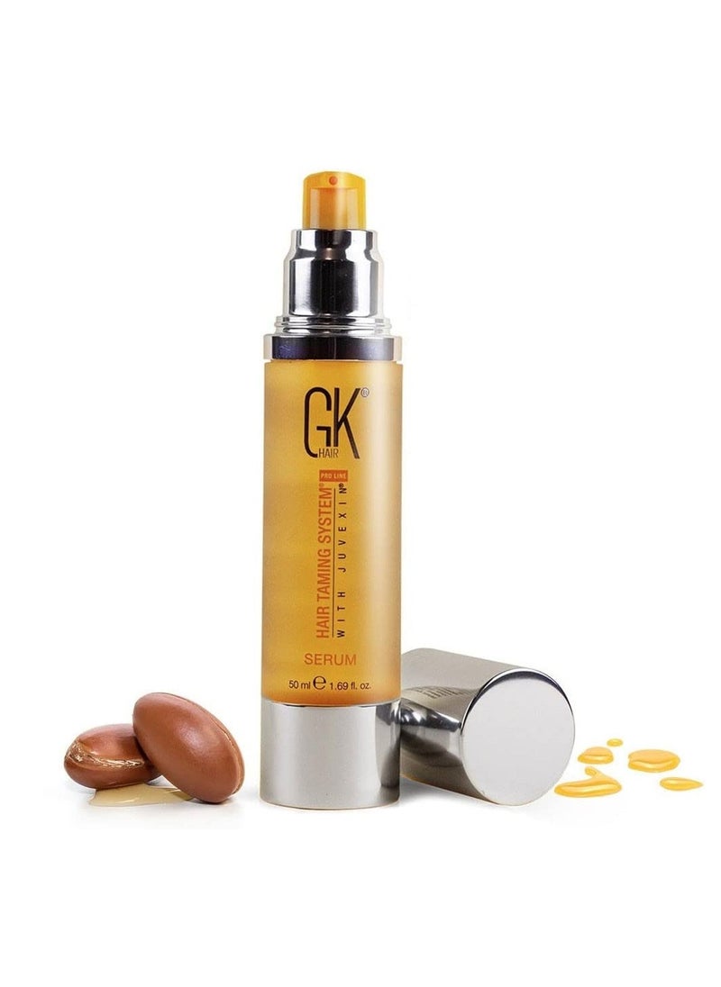 Hair Global Keratin Argan Oil Serum 50ml For Women Hair Straightening And Smoothening Provides Instant Shine Softness Strength And Nourishment