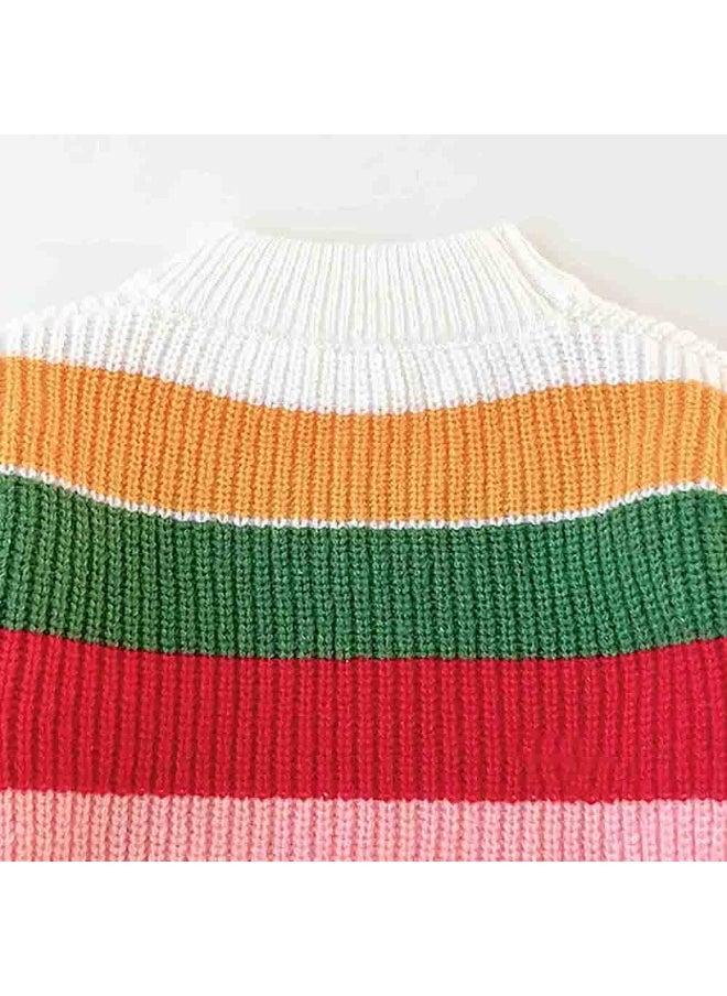 Multi Striped cardigan Sweater for Kids