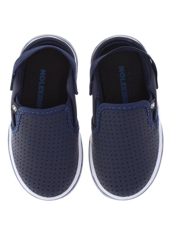 Molekinho Boys Closed/Flat Shoes Navy/Navy | Made In Brazil