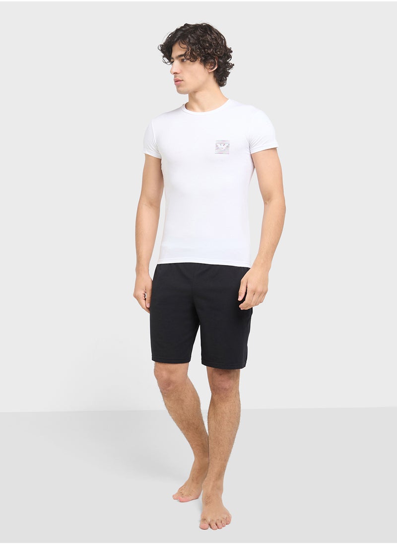 Beachwear Logo Crew Neck T-Shirt