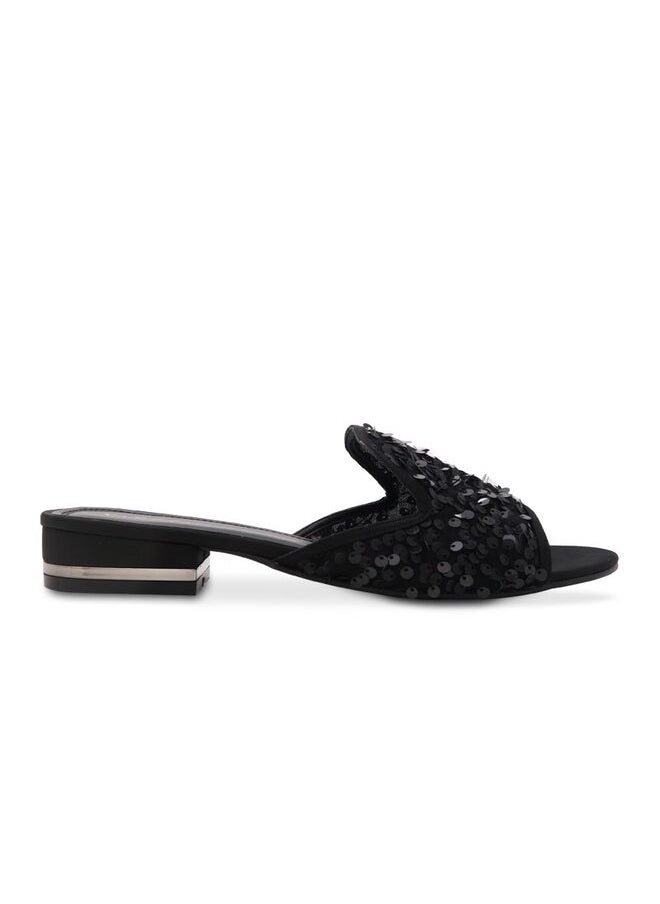 One Strap Mid Heel Sandals